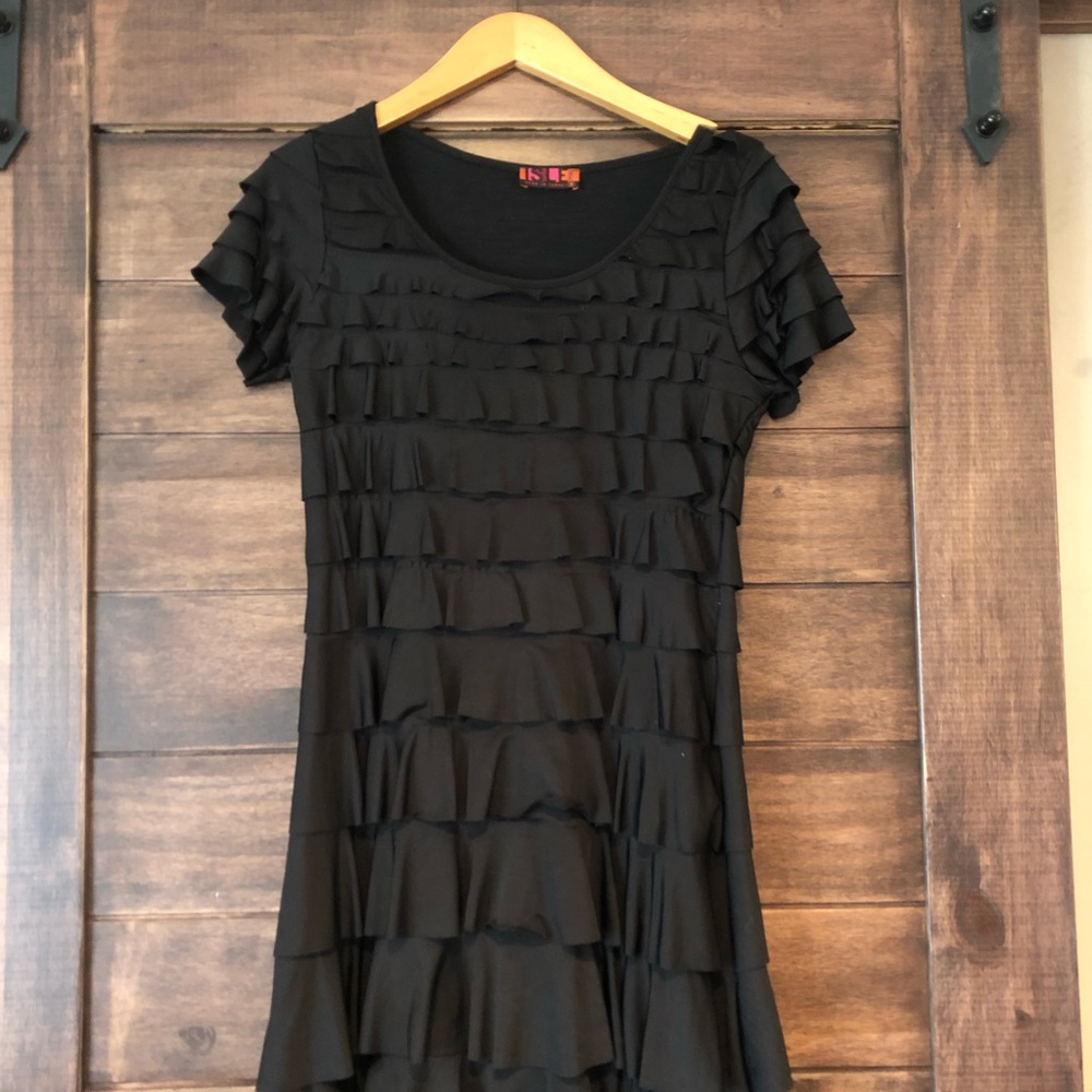 Black cocktail dress